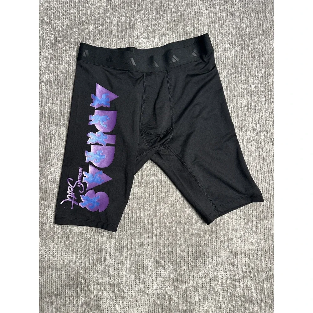Adidas x Jeremy Scott Men's Black Bike Shorts Size L JL7632